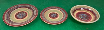 D. Lasser Ceramics 3 Piece Dinner Set (2)