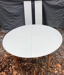 Mid Century Modern Table With Two Leaves MCM