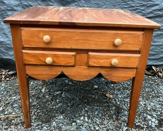 Cherry Side Table With Drawer (1)