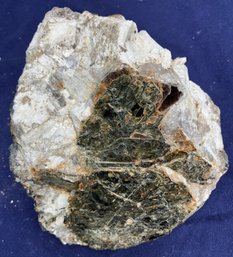 Tourmaline On Muscovite With Quartz Matrix Specimen 2 Pounds 2 Ounces