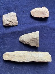 Assortment Of Four Paleo-Indian/Archaic Period Stone Tools