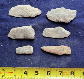 Assortment Of Six Paleo-Indian Period Tools