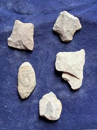 Assortment Of Five Archaic Period Tools