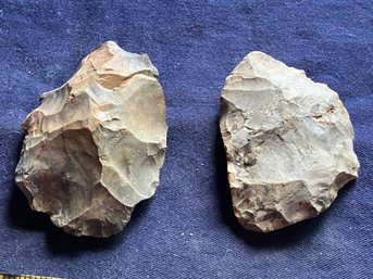 Two Large Paleo-Indian/Archaic Period Hand Tools