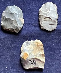 Assortment Of Three Archaic/Woodland Period Tools