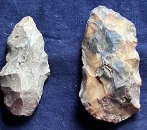 Two Nice Archaic/Woodland Period Projectile/Tools