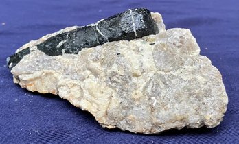 New Hampshire Schorl Tourmaline In Quartz & Felspar Matrix 7.2 Ounces