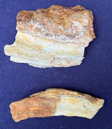 Two New Hampshire Sillimanite Specimens Total Weight 2.1 Ounces