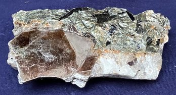 New Hampshire Tourmaline On Muscovite In Matrix 6 Ounces