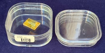 Large Cut & Faceted Rutilated Quartz Gemstone Citrine Hue 16.55 Carat