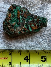 Malachite On Iron Oxide Matrix
