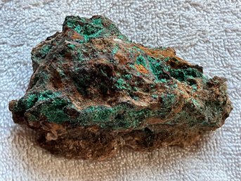 Malachite On Iron Oxide Matrix