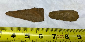 Two Chirt Tools From Paleo-Indian/Archaic Period