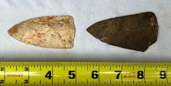 Two Paleo-Archaic Spearpoints