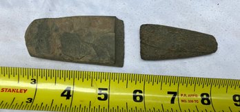 Two Archaic/Paleo Scrapers Or Chisel