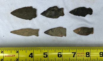 Assorted Spearpoints And Arrowheads From Archaic Period