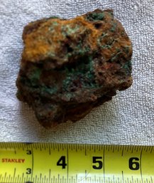 Malachite On Iron Oxide Matrix
