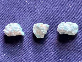 Three Pieces Of Turquoise From Arizona