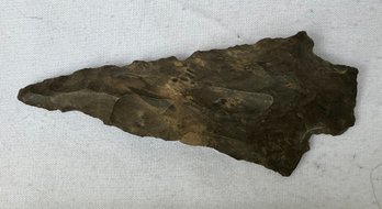 Flint Spearpoint Or Possibly Hand Drill From The Archaic/Woodland Period