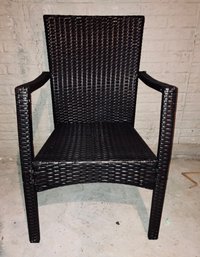 Pair Of Six Patio Whicker Chairs