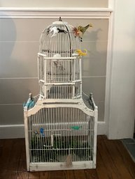 White Birdcage