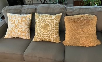 Assortment Of Three Accent Pillows