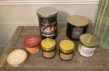 Assortment Of Candles Meyers Soy Candle, Yankee Candle & More