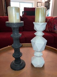 Assorted Candle Stands 14 X 5 & 14 X 4