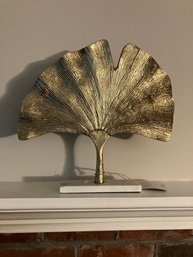 Gold Metal Art Piece 14 X 14