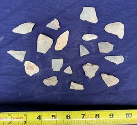 Assortment Of Projectile Points, Blades And Repurposed Scrapers