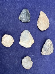 Assortment Of Six Micro Blades And Tools