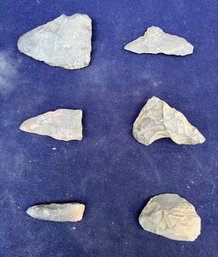 Assortment Of Six Archaic Tools