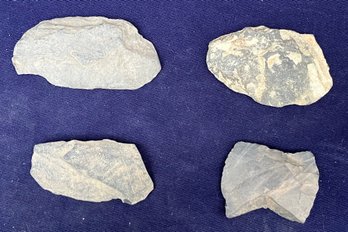 Assortment Of Four Paleo-Indian/Archaic Knife Blades And/Or Cutting Tools