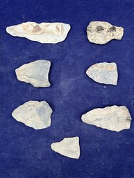 Assortment Of Seven Paleo-Indian/Archaic Stone Tools