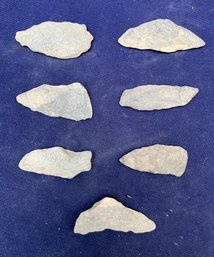 Assortment Of Seven Paleo-Indian/Archaic Cutting Blades