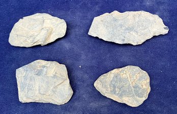 Assortment Of Four Paleo-Indian/Archaic Period Knife Blades And/Or Scrapers