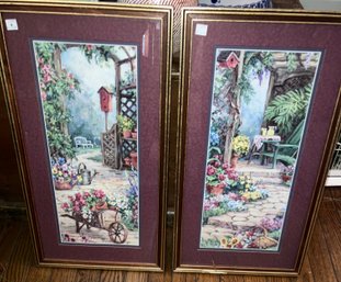 Pair Of Prints 22 X 12