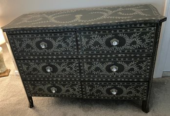 Beautiful Six Drawer Chest 34 X 48 X 19