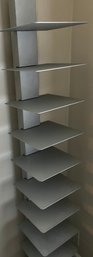 Silver Mercury Row St Catherine Bookshelf  55 X 16 X 14