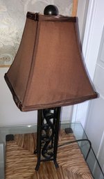 Metal Table Lamp With Shade