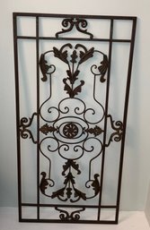 Ornate Decorative Iron Piece 24 X 13