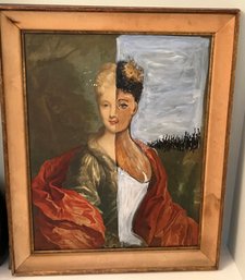 Painted Over Painting 33 X 28