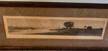 Framed Print 10 X 25