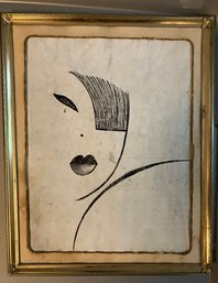 Signed Art Drawing By Brian Ragsdale 85 10 X 8