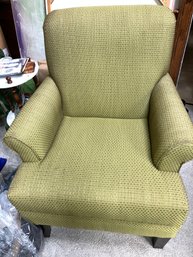 Pair Of Large Green Sitting Chairs 40 X 28 X 31