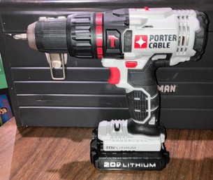 Porter Cable Drill & Battery