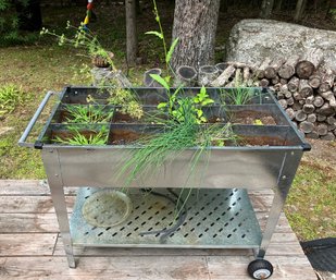 Metal Plant Stand On Wheels 32 X 43