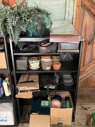 Black MetalShelving Unit