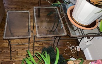 Set Of 3 Nested Graduated Glass Tables