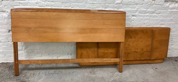 Mid Century Modern Heywood Wakefield Rio Headboard & Footboard